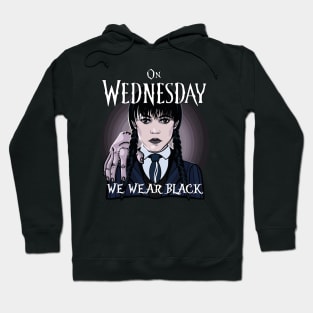 On Wednesday We Wear Black Hoodie